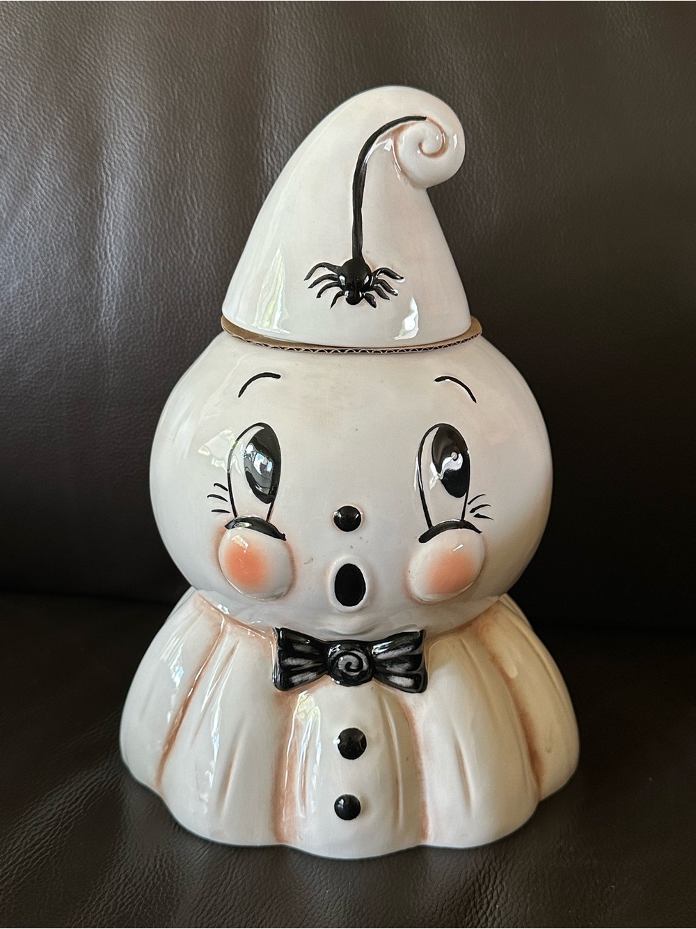Johanna Parker Halloween 2026 Kooky Spooky Ghost Vintage Style Cookie Jar New